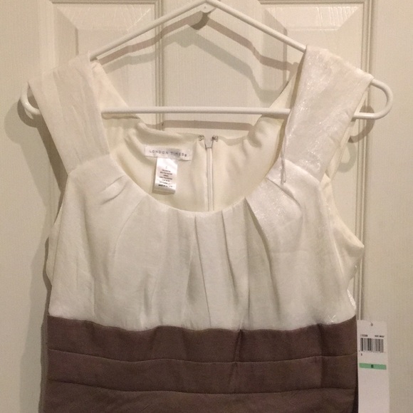 NWT London Times Dress 8 color block - Picture 3 of 7